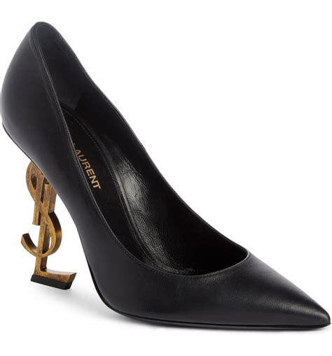 ysl pump shoes|YSL pumps with YSL heel.